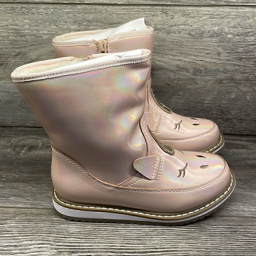 Toddler Girls' Isla Zipper Slip-On Winter Boots - Cat & Jack - Picture 5 of 7